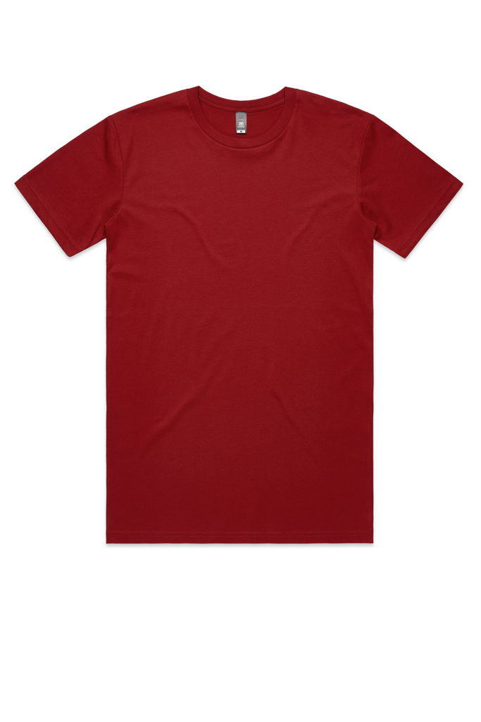 MENS STAPLE TEE-Cardinal - Ace Chef Apparels