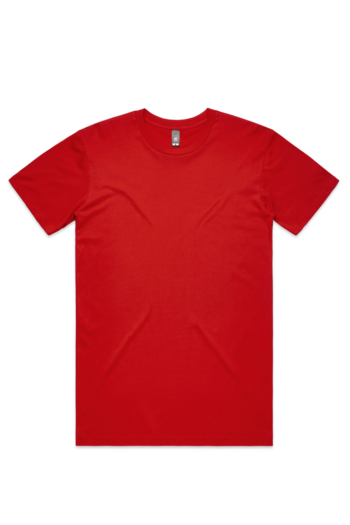 MENS STAPLE TEE-Red - Ace Chef Apparels