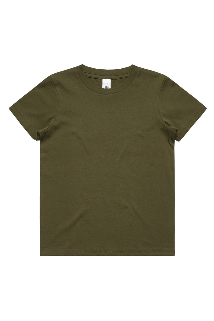 Youth Staple Tee- Army - Ace Chef Apparels